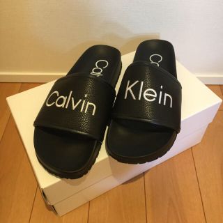 カルバンクライン(Calvin Klein)の【新品未使用】カルバンクライン★サンダル 黒(サンダル)