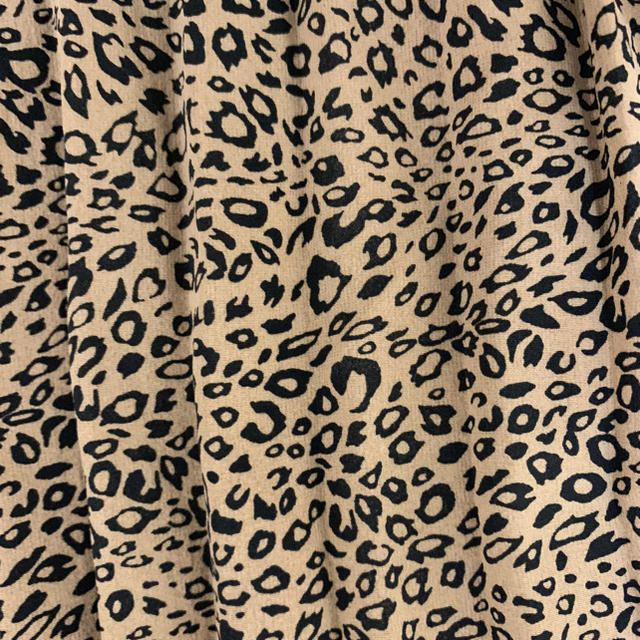 しまむら(シマムラ)のロングプリーツスカート レオパード レディースのスカート(ロングスカート)の商品写真