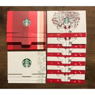 スターバックスコーヒー(Starbucks Coffee)の送料込み！未使用✨スタバ カード入れセット(12枚)(カード/レター/ラッピング)