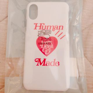 ジーディーシー(GDC)のGirls Don't Cry × Human Made スマホケース ホワイト(iPhoneケース)