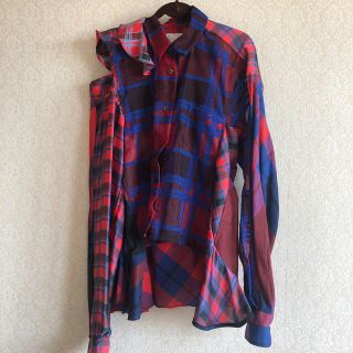 サカイ(sacai)の【なーな様専用】2018aw sacai  サカイ 切り替えブラウス(シャツ/ブラウス(長袖/七分))