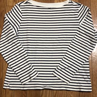 ユニクロ(UNIQLO)のUNIQLO ユニクロ ボーダーカットソー(Tシャツ(長袖/七分))