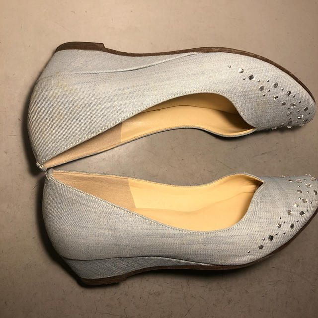 ESPERANZA(エスペランサ)のエスペランサ パンプス 靴 ライトブルー レディースの靴/シューズ(ハイヒール/パンプス)の商品写真