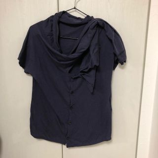 ヨウジヤマモト(Yohji Yamamoto)のヨウジヤマモト ノアールトップス(カットソー(半袖/袖なし))