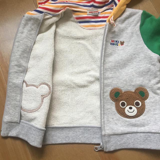 mikihouse(ミキハウス)のミキハウス パーカー キッズ/ベビー/マタニティのキッズ服男の子用(90cm~)(ジャケット/上着)の商品写真