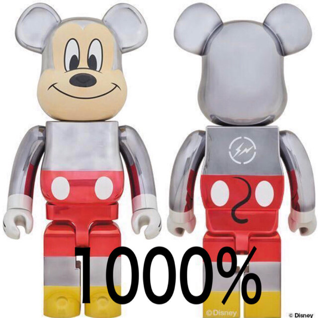 即発送可 BE@RBRICK fragmentdesign ミッキー 1000%エンタメ/ホビー