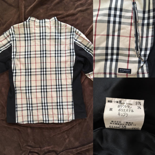 BURBERRY BLACK LABEL(バーバリーブラックレーベル)のバーバリーブラックレーベル ライダースジャケット 中古 メンズのジャケット/アウター(ブルゾン)の商品写真