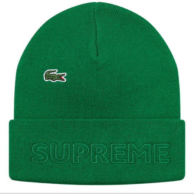 メンズSupreme 19FW LACOSTE Beanie green