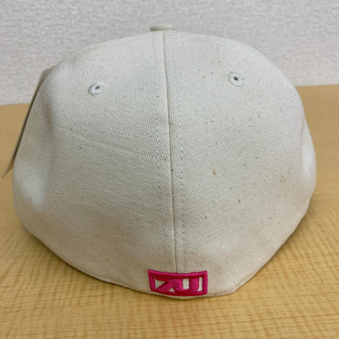 7UNION(セブンユニオン)の◆新品未使用◆7union キャップ「革ワッペン緑S」 ホワイト 7 5／8 メンズの帽子(キャップ)の商品写真
