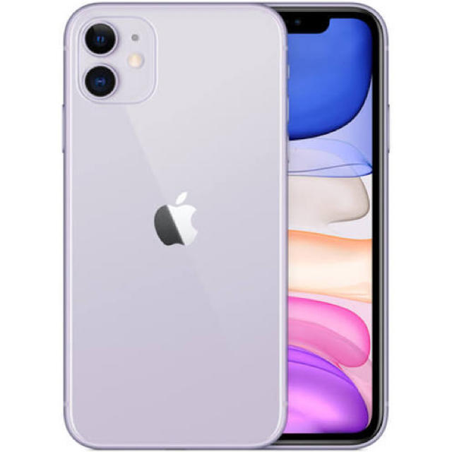 iPhone 11 パープル 紫 64GB 物理dual SIM 香港/中国版