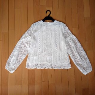 ページボーイ(PAGEBOY)の【新品】PAGEBOY　ケミカルレースブラウス(シャツ/ブラウス(長袖/七分))