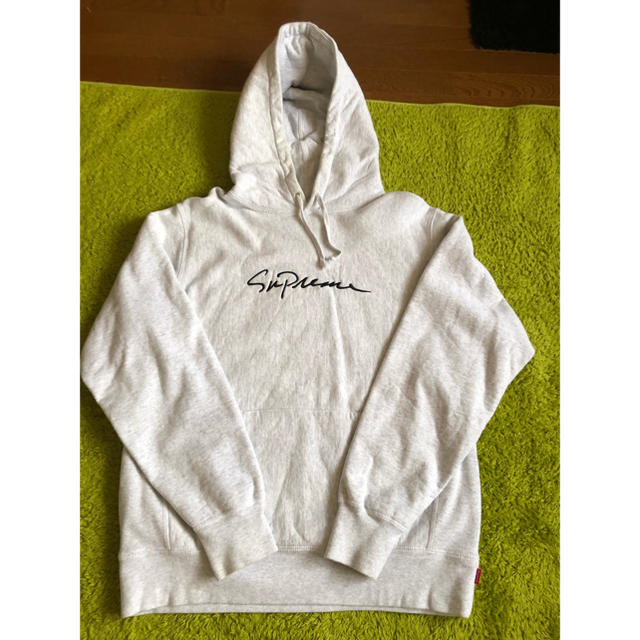 supreme classic script hoodedsweatshirt