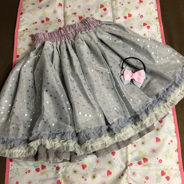 未使用  パンパンチュチュ  スカート  Ｌ キッズ/ベビー/マタニティのキッズ服女の子用(90cm~)(スカート)の商品写真