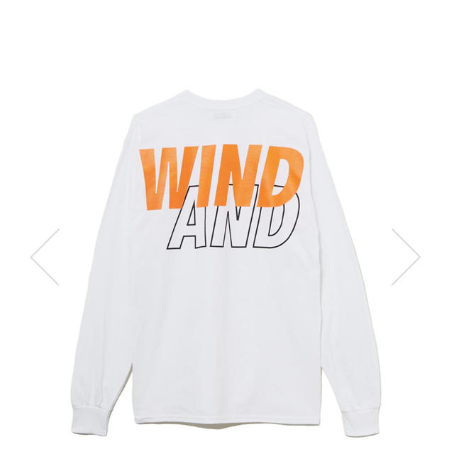 Ron Herman(ロンハーマン)のWIND AND SEA long sleeve cut-sewn ホワイト メンズのトップス(Tシャツ/カットソー(七分/長袖))の商品写真