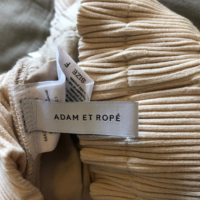 Adam et Rope'(アダムエロぺ)のadam et rope RIBイージーパンツ レディースのパンツ(カジュアルパンツ)の商品写真