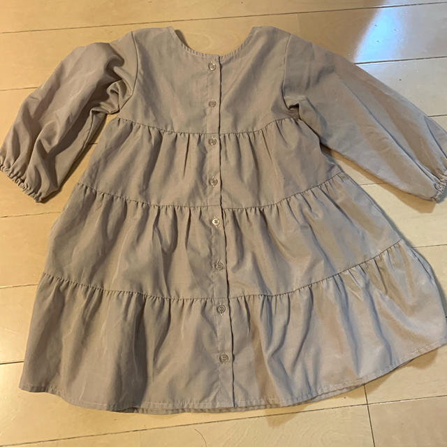 ティアードガウンワンピース キッズ/ベビー/マタニティのキッズ服女の子用(90cm~)(ワンピース)の商品写真