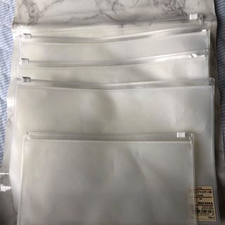 ムジルシリョウヒン(MUJI (無印良品))の無印良品 ファスナー付きケース(ポーチ)