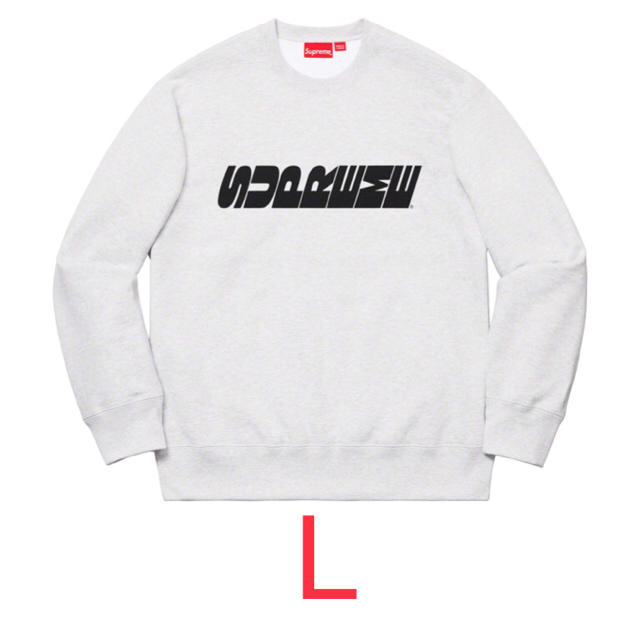 supreme  breed crewneck グレー　L 登坂　クルーネック