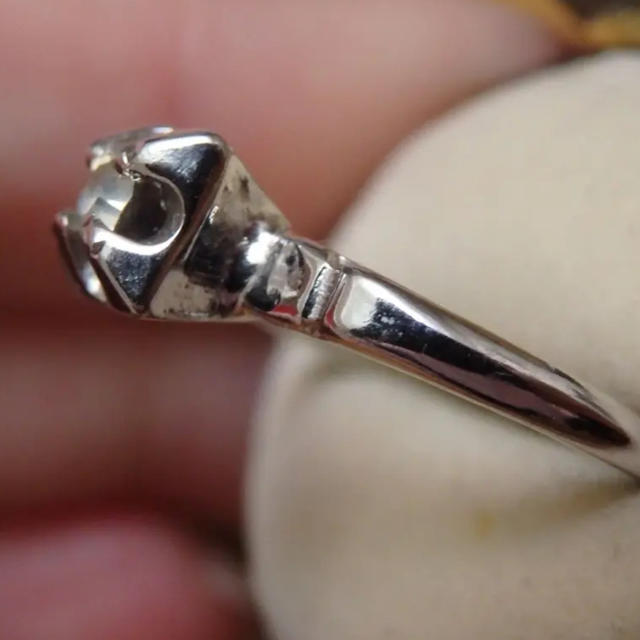 即購入OK♡V084昭和レトロなシルバーカラーリングヴィンテージ指輪 レディースのアクセサリー(リング(指輪))の商品写真