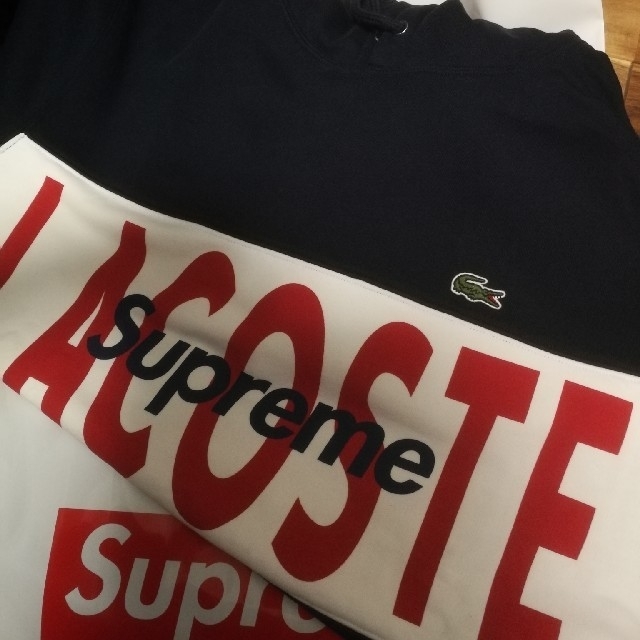 Supreme  LACOSTE  Hooded Sweatshirt