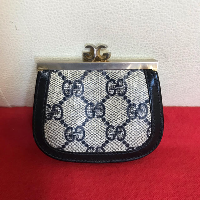 Gucci - 極 美品 GUCCI オールド グッチ がま口 小銭入れ コインケース