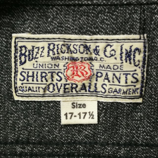 Buzz Rickson's(バズリクソンズ)のBuzz Rickson's　COTTON COVERT WORK SHIRT メンズのトップス(シャツ)の商品写真