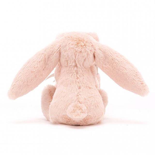 kashwere(カシウエア)のjellycat  バシュフルバニー ピンク ミニブランケット キッズ/ベビー/マタニティのこども用ファッション小物(おくるみ/ブランケット)の商品写真