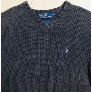 ラルフローレン(Ralph Lauren)のラルフローレン Vネックコットンニット(ニット/セーター)