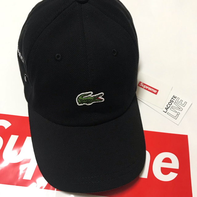 Supreme Lacoste Pique 6-Panel キャップ 1