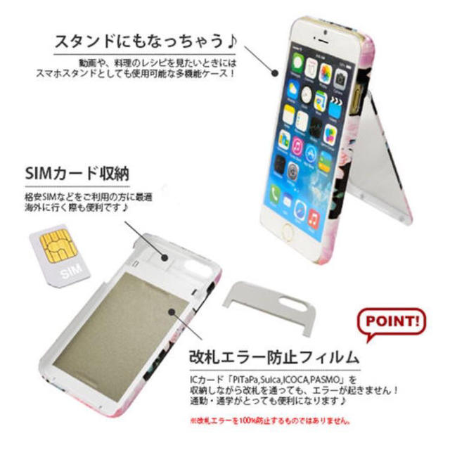 rienda(リエンダ)のrienda♡iPhone6ケース スマホ/家電/カメラのスマホアクセサリー(モバイルケース/カバー)の商品写真