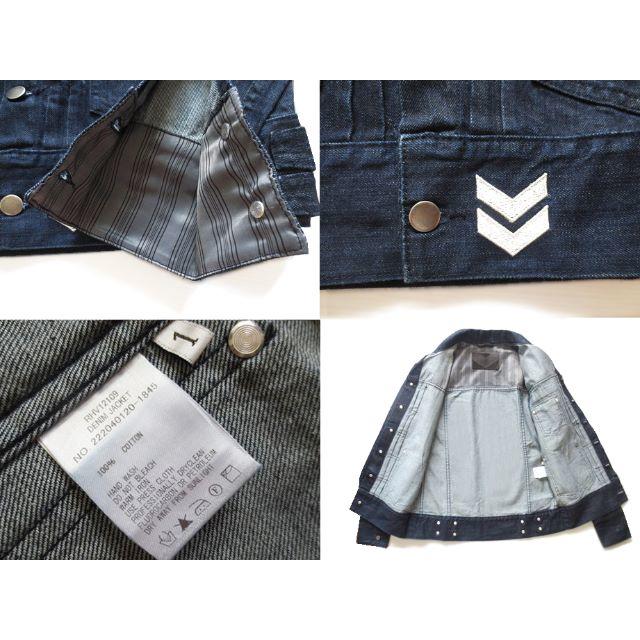 定価7.6万 R.H.VINTAGE ロゴパッチ デニムジャケット Gジャン 1 | www