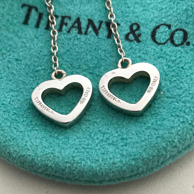 Tiffany & Co. - Tiffany ハートリンクドロップピアスの通販 by こう