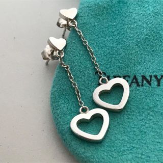 Tiffany & Co. - Tiffany ハートリンクドロップピアスの通販 by こう