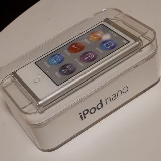 アップル(Apple)のipod nano 16GB silver　第7世代(ポータブルプレーヤー)