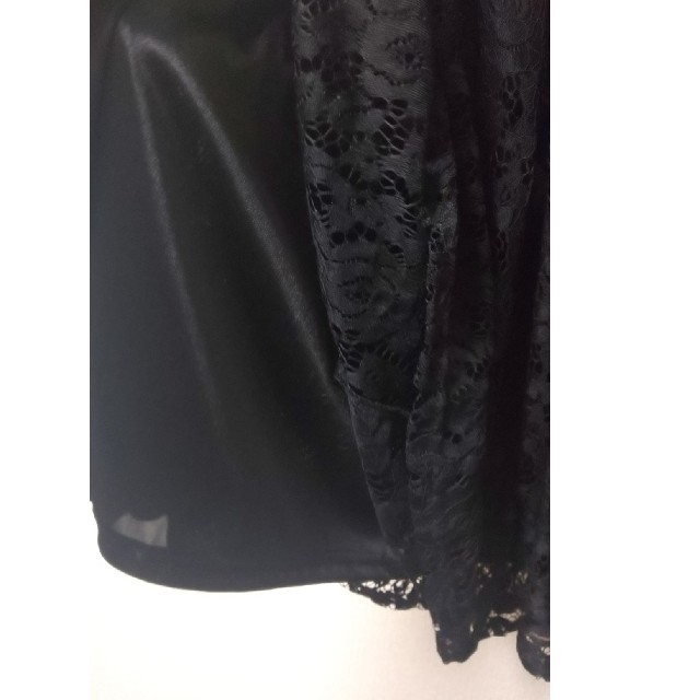 大きいサイズ＊花柄刺繍レースロングスカート  レディースのスカート(ロングスカート)の商品写真