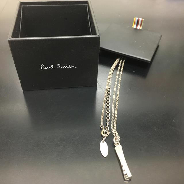 Paul Smith(ポールスミス)の★中古★（ポールスミス)Paul Smith ツイストネックレス BLACK メンズのアクセサリー(ネックレス)の商品写真