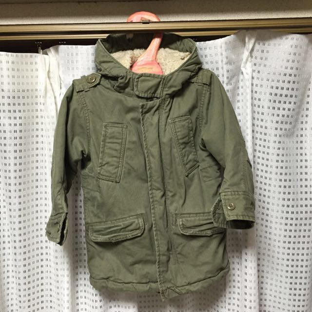 babyGAP(ベビーギャップ)のbabygap 本格モッズコート キッズ/ベビー/マタニティのキッズ服女の子用(90cm~)(ジャケット/上着)の商品写真