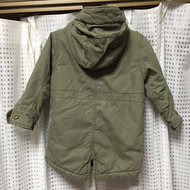 babyGAP(ベビーギャップ)のbabygap 本格モッズコート キッズ/ベビー/マタニティのキッズ服女の子用(90cm~)(ジャケット/上着)の商品写真