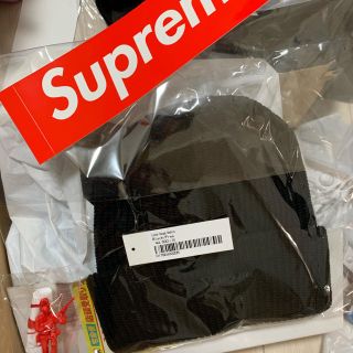 シュプリーム(Supreme)のsupreme beanie ブラック 19aw シュプリーム ビーニー(ニット帽/ビーニー)