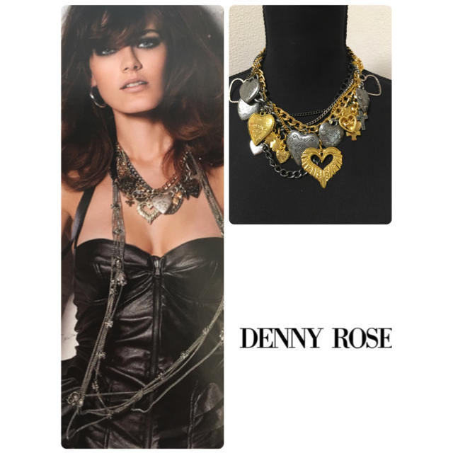 DENNYROSE(デニーローズ)のDENNYROSEハートクロスネックレス レディースのアクセサリー(ネックレス)の商品写真