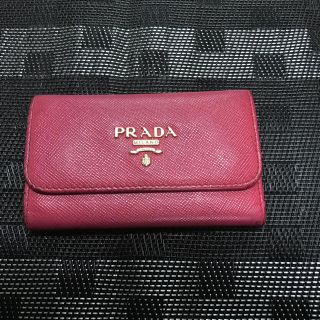 プラダ(PRADA)のPRADA プラダ ピンク キーケース(キーケース)