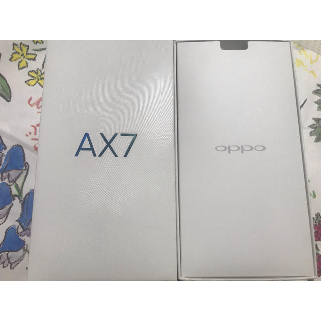 OPPO AX7 ブルースマートフォン本体