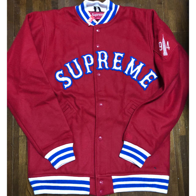 supreme ２００５ エンパイアステイトビル バーシティー スタジャン