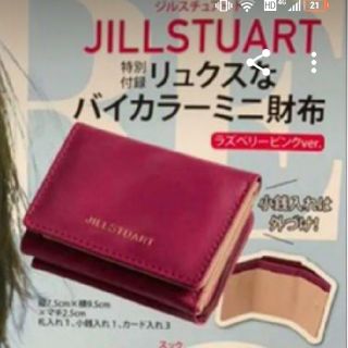 ジルスチュアート(JILLSTUART)のMORE11月号付録　ジルスチュアート　ミニ財布(財布)