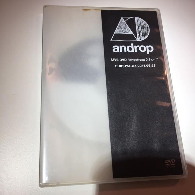 【値下げ】androp LIVE DVD angstrom 0.3 pm エンタメ/ホビーのDVD/ブルーレイ(ミュージック)の商品写真