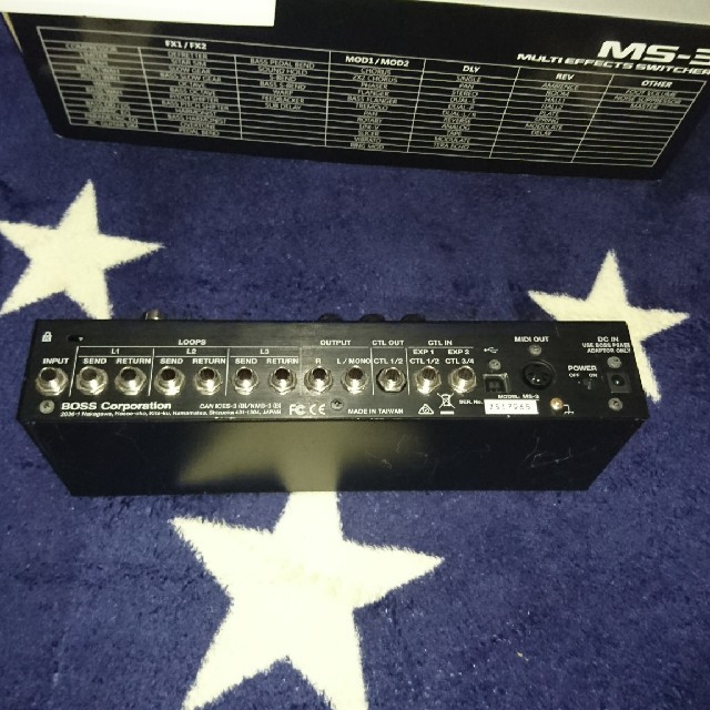 ☆boss ms-3 パッチケーブルセット☆ マルチエフェクター
