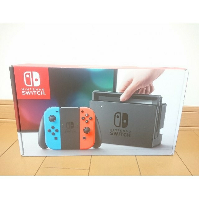 新品任天堂スイッチ本体switch未開封3000円クーポン付きネオンカラー