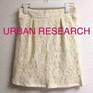 アーバンリサーチ(URBAN RESEARCH)のアーバンリサーチ レース 花柄 スカート タイトスカート ウエストゴム(ひざ丈スカート)