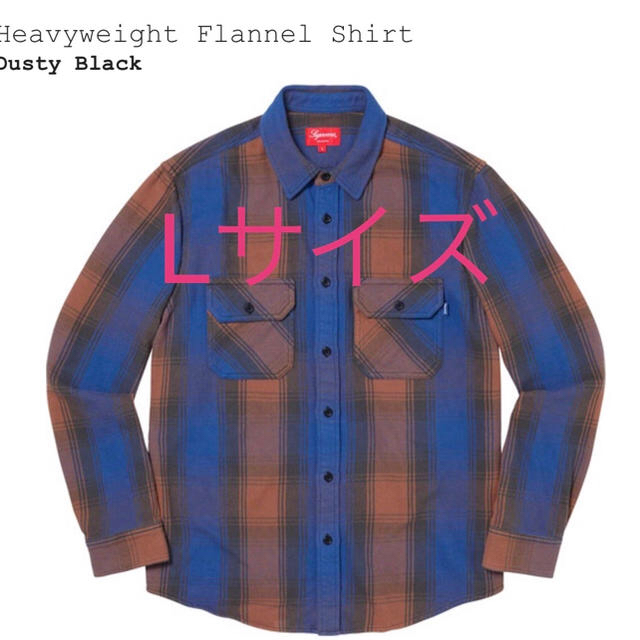 Supreme Heavyweight Flannel Shirt Lサイズ