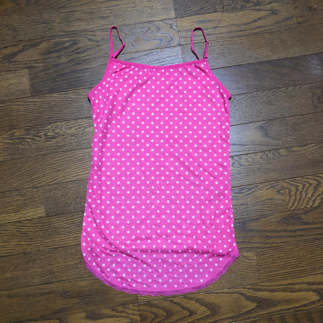 あったかキャミソール ピンク レディースの下着/アンダーウェア(アンダーシャツ/防寒インナー)の商品写真